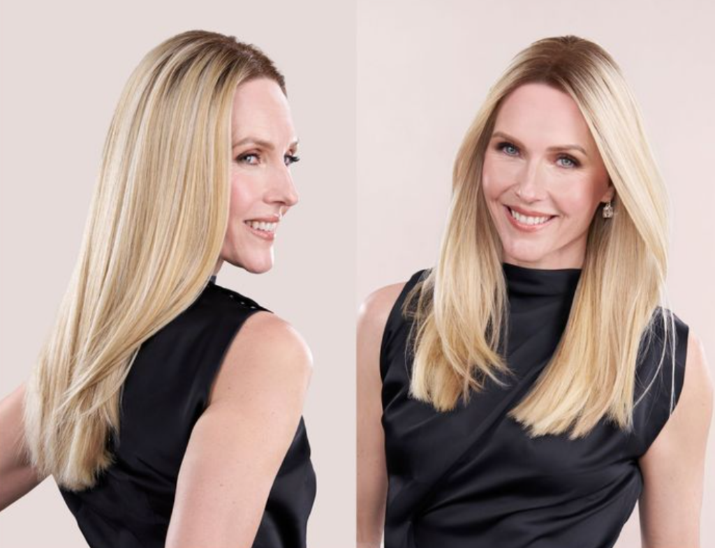 Jon Renau Topper Before and After picture